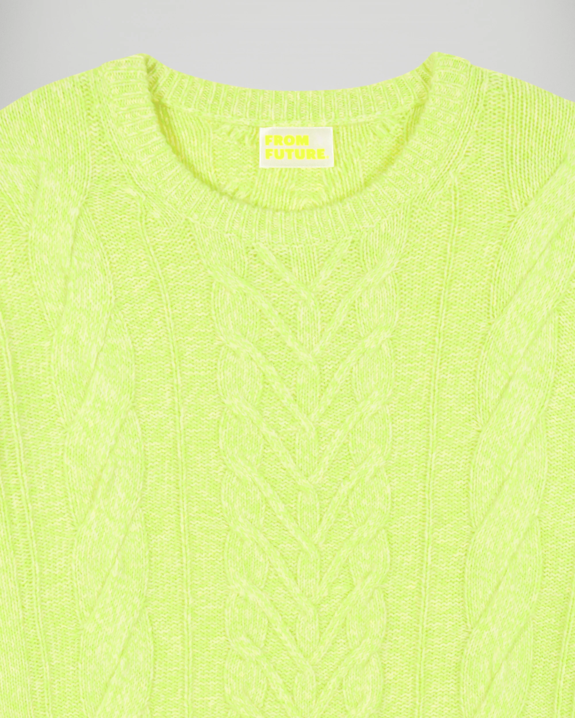 Crewneck Sweater (H25 / MEN / Yellow Neon) - Image 6
